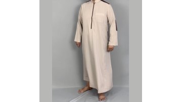 NEW FASHION ISLAMIC CLOTHING ISLAMIC MUSLIM THOBE ARAB MUSLIM MEN LONG SLEEVE THOBE1