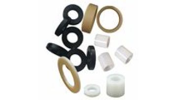 Nylon Plastic Bushing Washers - Custom Sizes Available (PA, 55mm, 60mm, 75mm, 25mm, 20mm, 18mm)1