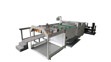 RS-K 1100/1400/1600 automatic sheeting machine with shaftless loading stand