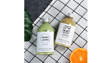 350ml glass boston juice bottle