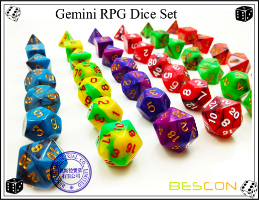Gemini RPG Dice Set-3