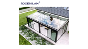 Rogenilan Aluminum tempered glass sunroom folding sunroom freestanding sunroom1