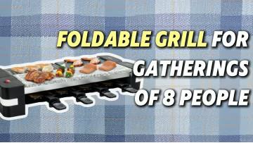 Electric Raclette Grill For 8 Persons