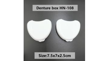 Smart Heart-shaped Plastic Dental Blue Orthodontic Retainer Aligner Case/Box1