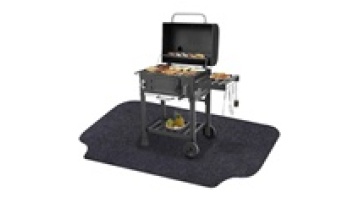Garden used protective bbq barbecue grill floor ground mats1