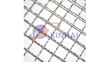 Stainless steel crimped wire mesh sand gravel crusher hooked vibrating sieve screen mesh1