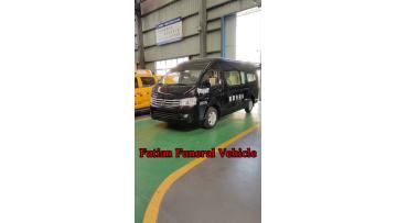 Mobile coffin funeral etiquette service vehicle