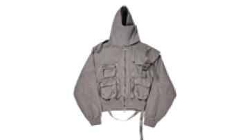 Street Custom Mens Vintage Fleece Multi Pocket Zip Up Jacket for Men Outdoor Jackets1