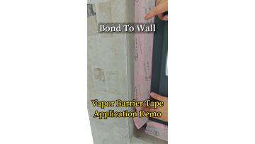 Self-Adhesive Vapor Barrier Tape for Airtight Window Frame Sealing