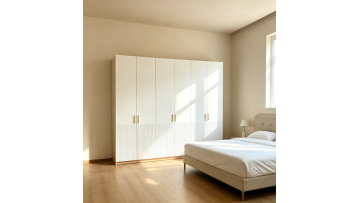 BR-DZ-658 Modern Fluted Panel Wardrobe