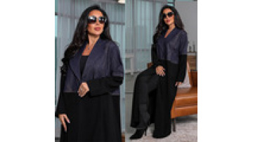Elegant Muslim Fashion Cardigan Open Abaya Coat Dubai Abaya Women Muslim Dress Kimono Abaya Robes1