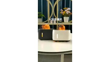 200ml Cool Mist Humidifiers for Bedroom Essential Oil Diffuser with Flame Light, Aromatherapy Diffuser Baby Humidifier1