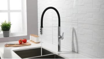 Modern Gooseneck Mixer Brass Kitchen Tap