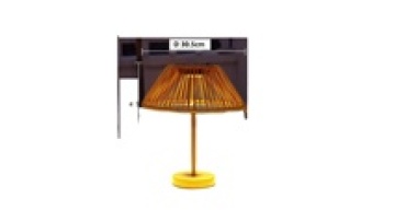 Fresnel Asian Outdoor LED Lights & Bamboo Chandeliers1