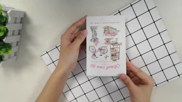 Small town life style hardcover memo pad