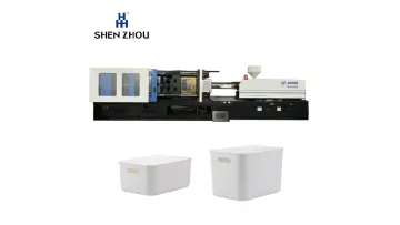 Plastic Storage Boxes Bins Box Injection with Handle Transparent Making Molding Machine1