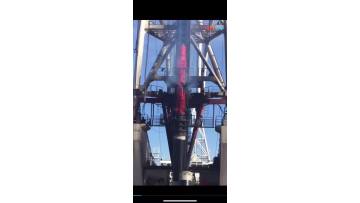 Sanya sea filling steel trestle project
