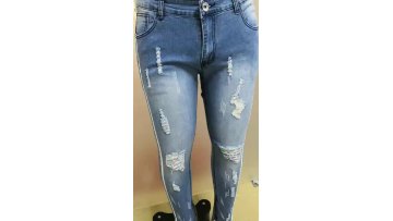 Men's jeans pants men skinny jeans new ripped jeans men street wear skinny destroy washed slim fit stretch pants1