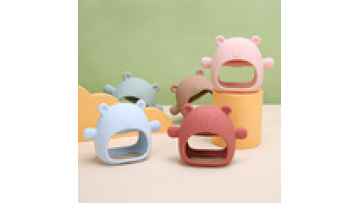 Custom Soft Teething Gloves New Born Silicone Baby Teether Toys For 0-12months1