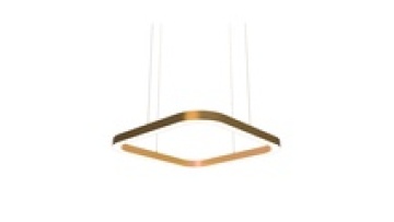 Hlinear L6060-B-900 Belief Series LED Linear Light Luxury Rectangular Pendant Light Gold Chandelier Lamparas LED Techo1
