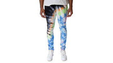 Factory Distressed Ripped Tie-dye Homme Fashion Custom Skinny Jeans Stacked Pants Mens Jeans1