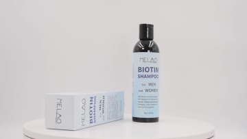 MELAO Private Label ODM/OEM Natrual Deep Cleaning 237ml Biotin Shampoo Repair Hair Care Shampoo For Women/Men1