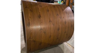 Warm brown wood-grain color-coated steel coil~1