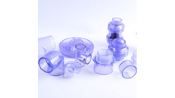 Hot Sale PVC Pipe Fittings Elbow Tee Cross Coupling Plug Transparent Plastic Pipe Drainage Fittings1
