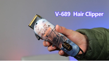 VGR V--689 barber hair cutting machine electric trimmer men professional hair clipper cordless with led display1