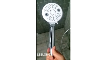 Leelongs manufacture functional ABS bathroom ionic showerhead1