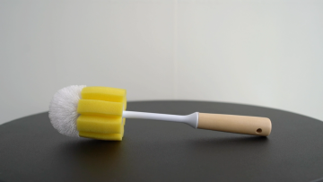 Topwill Zero Waste Natural Full Circle Clean Reach Strong Hemp Bristles Bamboo Handle Bottle Brush1