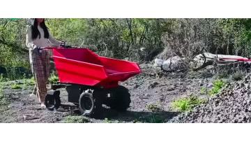 Electric mini dump truck