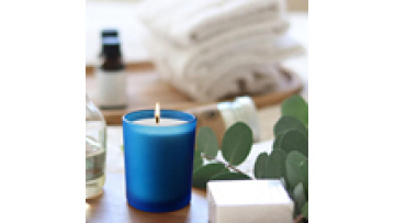 Hot Sale 7oz Custom Wide Luxury Empty Matte Frost Candle Jar With Bamboo Lid Packaging1
