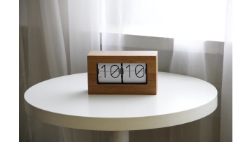 HY-F010 Wooden Box Flip Clock
