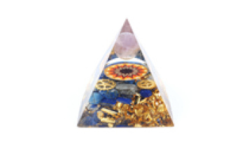 Orgone Pyramids Natural Crystal Chips Custom Therapy Orgone Pyramids1