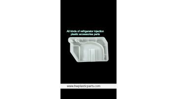 Injection molded plastic parts for household