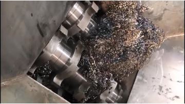 High Output Steel Shavings Shredder