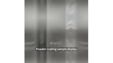 Powder coating sample display 3