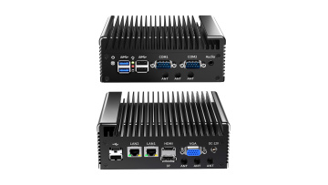 Intel N100 Industrial Small Box Computer Fanless Mini PC (MTW-N100-2C-2L)