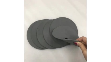 Rubber elastic grinding sheet
