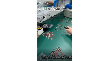 SIJIE Infrared Pyrometer Laser Aiming Test