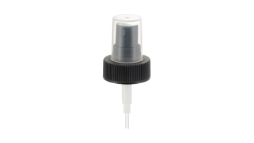 28/400 Black Ribbed Fine Mist Sprayer Pump