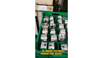 High performance engine piston design and production technology