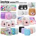 New Fujifilm Instax Mini 11 Instant Film Camera Case, Quality PU Leather Protective Soft Carry Bag Cover with Shoulder Strap