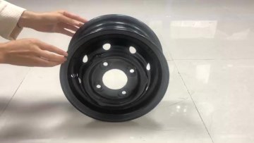 Good Quality 13x5 4x100 Steel Wheels Customized Colors 13 Inch 8 Spoke Wheel Hub for Trailer1
