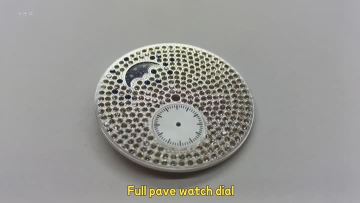 DL-401 full iced out watch dial