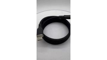 Self coiling PD 100W USB TYPE-C fast charging cabl