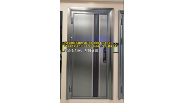 Safe entrance door