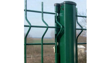 Galvanized and Powder coated Double wire panels 6/5/6 / Mesh security fences1