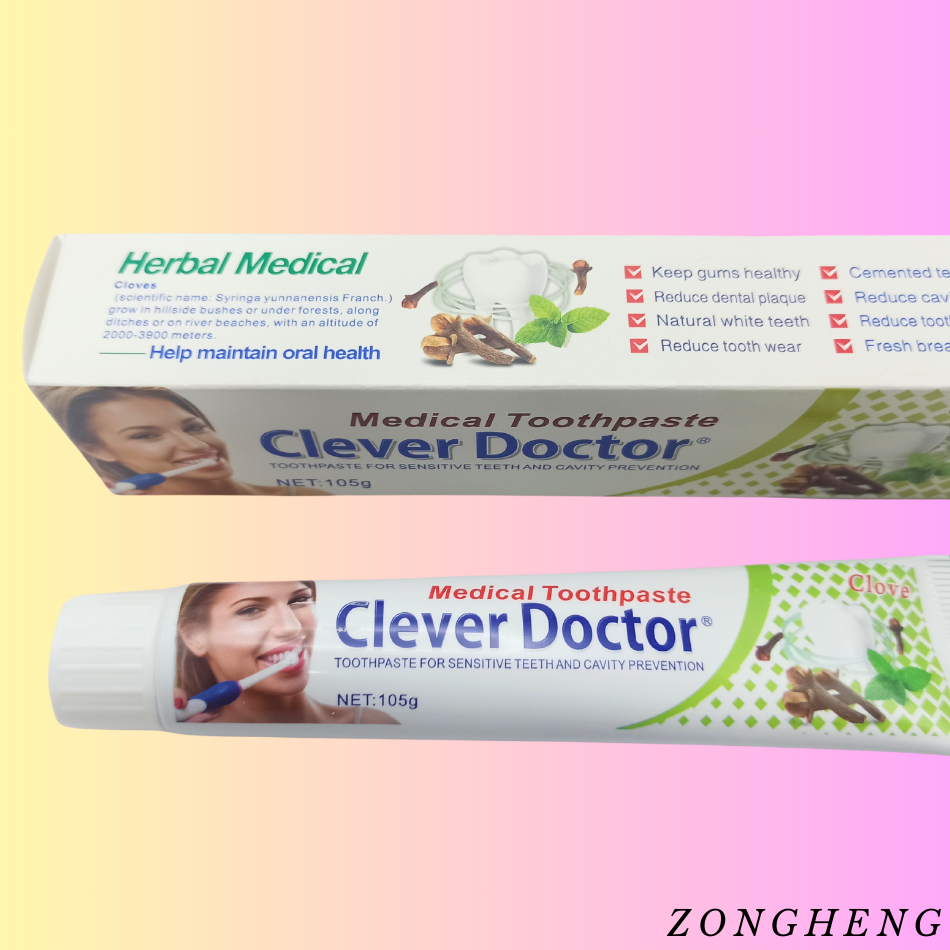 Clever Medical Toothpaste Png
